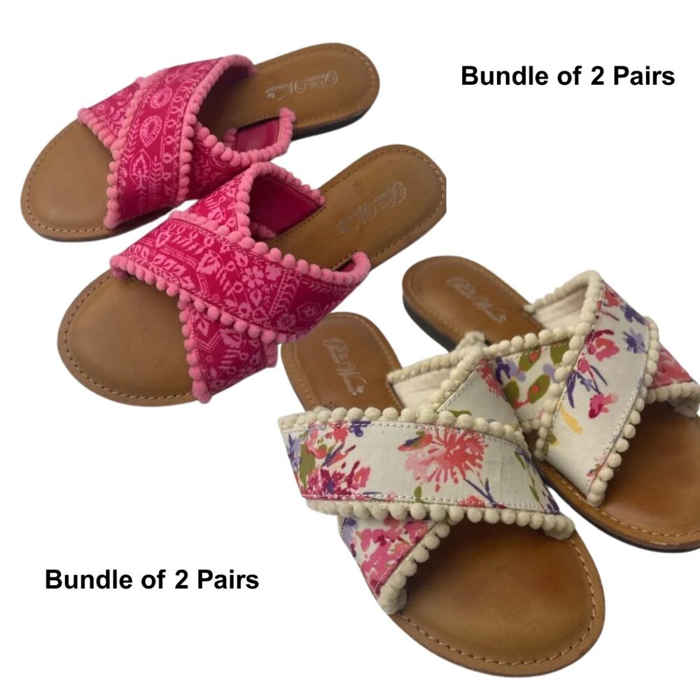 Pioneer Woman Sandals Size 7 - Bundle of 2 Pairs